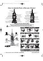 Предварительный просмотр 4 страницы Eureka 8800-8849 Series Owner'S Manual