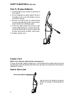 Предварительный просмотр 8 страницы Eureka 92A Owner'S Manual