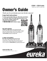 Предварительный просмотр 1 страницы Eureka AS3001 series Owner'S Manual