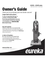 Предварительный просмотр 1 страницы Eureka AS3350 series Owner'S Manual