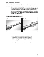 Предварительный просмотр 7 страницы Eureka Deluxe Enviro Steamer 310 Series Owner'S Manual