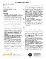 Preview for 1 page of Eureka Mountain Pass 2XT-C Quick Start Manual