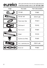 Предварительный просмотр 12 страницы Eureka NEC180 Series Owner'S Manual