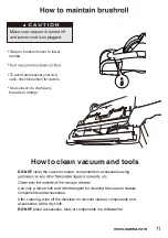 Preview for 11 page of Eureka NEU250 Series Important Instructions Manual