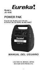 Предварительный просмотр 9 страницы Eureka Power Pak JO-1800 Owner'S Manual