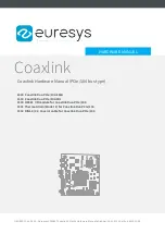 Предварительный просмотр 1 страницы Euresys Coaxlink 1629 Hardware Manual