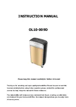 EURGEEN OL10-009D Instruction Manual предпросмотр