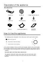 Preview for 11 page of Euro Appliances ECT900GBK2 Usage And Care Manual