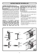 Предварительный просмотр 25 страницы Euro Appliances EFS900EETSX Use And Care Manual