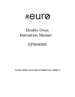 Euro Appliances EP8060DS Instruction Manual предпросмотр