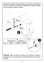 Предварительный просмотр 16 страницы Euro Appliances PEDM15XS Usage And Care Manual