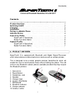 Предварительный просмотр 1 страницы Euro CB Supertooth II User Manual