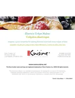 Предварительный просмотр 14 страницы Euro Cuisine CM20 User Manual