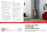 EURO FIREPLACES Andorra Series Quick Start Manual предпросмотр