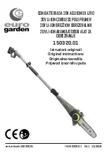 Предварительный просмотр 1 страницы Euro garden 150320.01 Original Instructions Manual