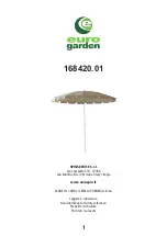 Предварительный просмотр 1 страницы Euro garden 168420.01 Quick Start Manual