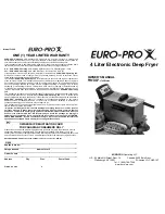 Preview for 1 page of Euro-Pro 4 LITER ELECTRONIC DEEP FRYER F1068 Owner'S Manual