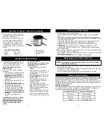 Preview for 5 page of Euro-Pro 5 QT. ROUND SLOW COOKER KC243S Owner'S Manual