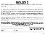 Preview for 96 page of Euro-Pro 605D Instruction Manual