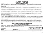 Предварительный просмотр 97 страницы Euro-Pro 607H Instruction Manual