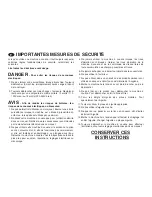 Предварительный просмотр 4 страницы Euro-Pro 6130A LCD Instruction Manual