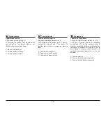 Предварительный просмотр 36 страницы Euro-Pro 6130A LCD Instruction Manual