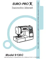 Euro-Pro 9130C Instruction Manual preview