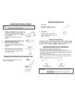 Preview for 3 page of Euro-Pro BAGLESS SHARK EP78 Use And Care Instructions Manual