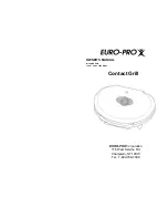 Euro-Pro BKG845 Owner'S Manual preview