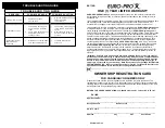 Preview for 5 page of Euro-Pro Bravetti EK119B Owner'S Manual