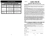 Preview for 13 page of Euro-Pro Bravetti EK119B Owner'S Manual