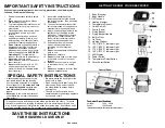 Preview for 2 page of Euro-Pro Bravetti F1052B Owner'S Manual