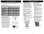 Preview for 5 page of Euro-Pro Bravetti F1052B Owner'S Manual