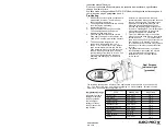 Euro-Pro Bravetti F1075B Instruction Manual preview