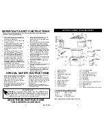 Preview for 2 page of Euro-Pro Bravetti F1100B Owner'S Manual