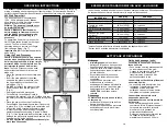 Preview for 4 page of Euro-Pro Bravetti FP105WB Owner'S Manual