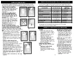 Preview for 10 page of Euro-Pro Bravetti FP105WB Owner'S Manual