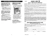 Preview for 4 page of Euro-Pro Bravetti KP400B Owner'S Manual