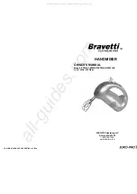 Euro-Pro Bravetti Platinum Pro EP552HL Owner'S Manual preview