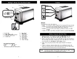 Preview for 3 page of Euro-Pro Bravetti TT200NB Instruction Manual