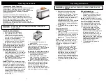 Preview for 4 page of Euro-Pro Bravetti TT200NB Instruction Manual