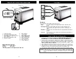 Preview for 7 page of Euro-Pro Bravetti TT200NB Instruction Manual