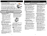 Preview for 8 page of Euro-Pro Bravetti TT200NB Instruction Manual