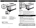 Preview for 11 page of Euro-Pro Bravetti TT200NB Instruction Manual