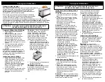 Preview for 12 page of Euro-Pro Bravetti TT200NB Instruction Manual