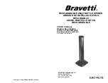 Euro-Pro Bravetti WBR100B Owner'S Manual preview