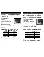 Предварительный просмотр 6 страницы Euro-Pro CONVECTION TOASTER OVEN Owner'S Manual