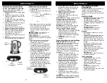 Preview for 12 page of Euro-Pro EK119 Owner'S Manual