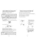 Preview for 6 page of Euro-Pro EP133S Use And Care Instructions Manual