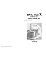 Euro-Pro EP585 Owner'S Manual предпросмотр